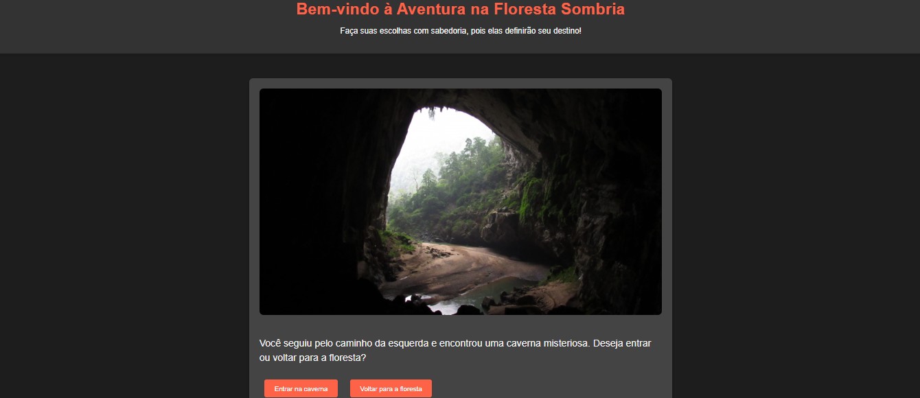 Aventura na Floresta Sombria